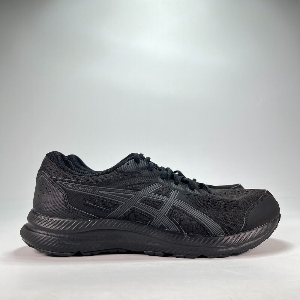 ASICS GEL-Contend 8 Black Carrier Grey Running Shoes 1011B492 Men's Size 11.5